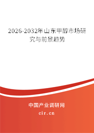 2026-2032年山東甲醇市場研究與前景趨勢 2026-2032年山東甲醇市場研究與前景趨勢