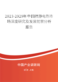 2023-2029年中國抗靜電劑市場深度研究及發(fā)展前景分析報告