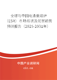 全球與中國電渣重熔爐(ESR)市場現(xiàn)狀及前景趨勢預測報告(2025-2031年) 全球與中國電渣重熔爐(ESR)市場現(xiàn)狀及前景趨勢預測報告(2025-2031年)