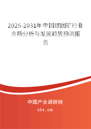 2025-2031年中國(guó)球團(tuán)礦行業(yè)市場(chǎng)分析與發(fā)展趨勢(shì)預(yù)測(cè)報(bào)告 2025-2031年中國(guó)球團(tuán)礦行業(yè)市場(chǎng)分析與發(fā)展趨勢(shì)預(yù)測(cè)報(bào)告