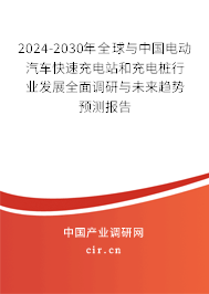 2024-2030年全球與中國電動汽車快速充電站和充電樁行業(yè)發(fā)展全面調(diào)研與未來趨勢預(yù)測報告