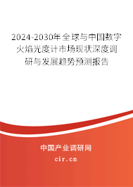 2024-2030年全球與中國(guó)數(shù)字火焰光度計(jì)市場(chǎng)現(xiàn)狀深度調(diào)研與發(fā)展趨勢(shì)預(yù)測(cè)報(bào)告 2024-2030年全球與中國(guó)數(shù)字火焰光度計(jì)市場(chǎng)現(xiàn)狀深度調(diào)研與發(fā)展趨勢(shì)預(yù)測(cè)報(bào)告
