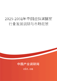 2025-2031年中國虛擬演播室行業(yè)發(fā)展調(diào)研與市場前景