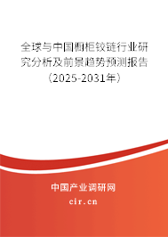全球與中國櫥柜鉸鏈行業(yè)研究分析及前景趨勢預測報告(2025-2031年) 全球與中國櫥柜鉸鏈行業(yè)研究分析及前景趨勢預測報告(2025-2031年)