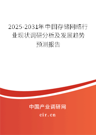 2025-2031年中國存儲網(wǎng)絡(luò)行業(yè)現(xiàn)狀調(diào)研分析及發(fā)展趨勢預(yù)測報告