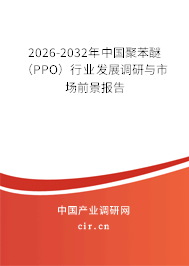 2026-2032年中國聚苯醚（PPO）行業(yè)發(fā)展調(diào)研與市場前景報告
