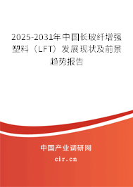 2025-2031年中國長玻纖增強(qiáng)塑料（LFT）發(fā)展現(xiàn)狀及前景趨勢報告