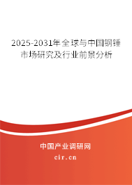 2025-2031年全球與中國(guó)鋼錘市場(chǎng)研究及行業(yè)前景分析 2025-2031年全球與中國(guó)鋼錘市場(chǎng)研究及行業(yè)前景分析
