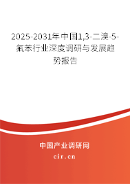 2025-2031年中國1,3-二溴-5-氟苯行業(yè)深度調研與發(fā)展趨勢報告