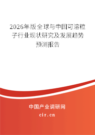 2026年版全球與中國可溶粒子行業(yè)現(xiàn)狀研究及發(fā)展趨勢預測報告 2026年版全球與中國可溶粒子行業(yè)現(xiàn)狀研究及發(fā)展趨勢預測報告