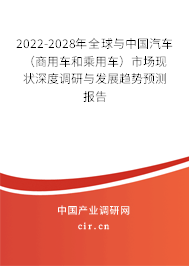 2022-2028年全球與中國(guó)汽車（商用車和乘用車）市場(chǎng)現(xiàn)狀深度調(diào)研與發(fā)展趨勢(shì)預(yù)測(cè)報(bào)告