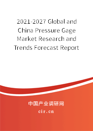 2021-2027 Global and China Pressure Gage Market Research and Trends Forecast Report 2021-2027 Global and China Pressure Gage Market Research and Trends Forecast Report