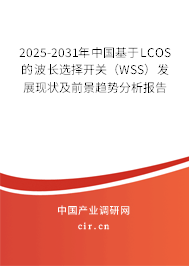 2025-2031年中國基于LCOS的波長選擇開關(guān)(WSS)發(fā)展現(xiàn)狀及前景趨勢分析報告 2025-2031年中國基于LCOS的波長選擇開關(guān)(WSS)發(fā)展現(xiàn)狀及前景趨勢分析報告