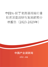 中國N-叔丁氧羰基羥胺行業(yè)現狀深度調研與發(fā)展趨勢分析報告（2023-2029年）