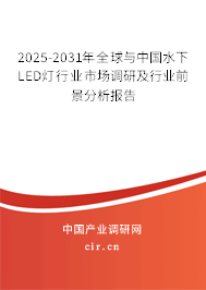 2025-2031年全球與中國水下LED燈行業(yè)市場調(diào)研及行業(yè)前景分析報(bào)告