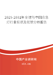 2025-2031年全球與中國應(yīng)急燈行業(yè)現(xiàn)狀及前景分析報(bào)告