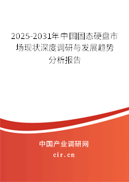 2025-2031年中國(guó)固態(tài)硬盤(pán)市場(chǎng)現(xiàn)狀深度調(diào)研與發(fā)展趨勢(shì)分析報(bào)告 2025-2031年中國(guó)固態(tài)硬盤(pán)市場(chǎng)現(xiàn)狀深度調(diào)研與發(fā)展趨勢(shì)分析報(bào)告