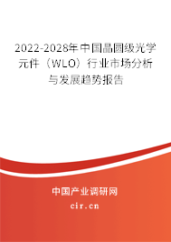2022-2028年中國晶圓級光學元件（WLO）行業(yè)市場分析與發(fā)展趨勢報告