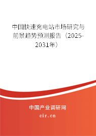 中國快速充電站市場研究與前景趨勢預(yù)測報告（2025-2031年）