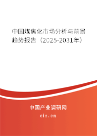 中國煤焦化市場分析與前景趨勢報告（2025-2031年）