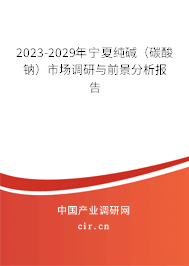 2023-2029年寧夏純堿(碳酸鈉)市場調(diào)研與前景分析報(bào)告 2023-2029年寧夏純堿(碳酸鈉)市場調(diào)研與前景分析報(bào)告