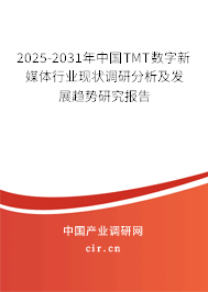 2025-2031年中國TMT數(shù)字新媒體行業(yè)現(xiàn)狀調(diào)研分析及發(fā)展趨勢研究報告