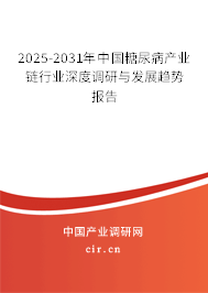 2025-2031年中國糖尿病產業(yè)鏈行業(yè)深度調研與發(fā)展趨勢報告