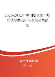 2025-2031年中國增炭劑市場現(xiàn)狀全面調(diào)研與發(fā)展趨勢報(bào)告