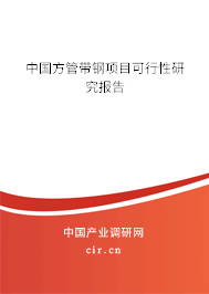 中國方管帶鋼項(xiàng)目可行性研究報(bào)告 中國方管帶鋼項(xiàng)目可行性研究報(bào)告