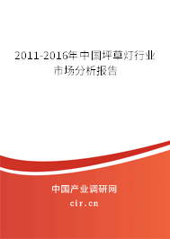 2011-2016年中國坪草燈行業(yè)市場分析報告 2011-2016年中國坪草燈行業(yè)市場分析報告