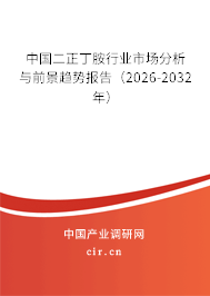中國(guó)二正丁胺行業(yè)市場(chǎng)分析與前景趨勢(shì)報(bào)告（2025-2031年）