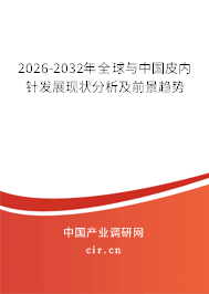 2026-2032年全球與中國皮內(nèi)針發(fā)展現(xiàn)狀分析及前景趨勢