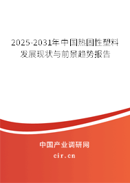 2025-2031年中國熱固性塑料發(fā)展現(xiàn)狀與前景趨勢報告