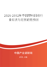 2026-2032年中國塑料回收行業(yè)現(xiàn)狀與前景趨勢預(yù)測