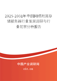 2025-2031年中國網(wǎng)絡(luò)附屬存儲服務(wù)器行業(yè)發(fā)展調(diào)研與行業(yè)前景分析報告