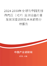 2024-2030年全球與中國無創(chuàng)顱內(nèi)壓(ICP)監(jiān)測設(shè)備行業(yè)發(fā)展深度調(diào)研及未來趨勢分析報告 2024-2030年全球與中國無創(chuàng)顱內(nèi)壓(ICP)監(jiān)測設(shè)備行業(yè)發(fā)展深度調(diào)研及未來趨勢分析報告