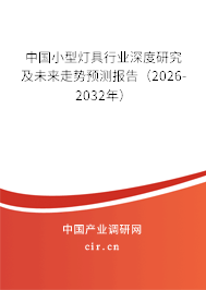 中國小型燈具行業(yè)深度研究及未來走勢預(yù)測報告(2026-2032年) 中國小型燈具行業(yè)深度研究及未來走勢預(yù)測報告(2026-2032年)