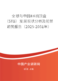 全球與中國4K機頂盒（STB）發(fā)展現狀分析及前景趨勢報告（2025-2031年）