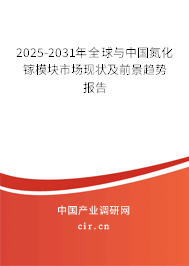 2025-2031年全球與中國氮化鎵模塊市場現(xiàn)狀及前景趨勢報(bào)告