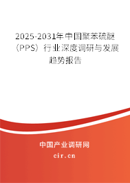 2025-2031年中國聚苯硫醚(PPS)行業(yè)深度調(diào)研與發(fā)展趨勢報(bào)告 2025-2031年中國聚苯硫醚(PPS)行業(yè)深度調(diào)研與發(fā)展趨勢報(bào)告