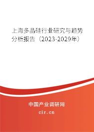 上海多晶硅行業(yè)研究與趨勢分析報(bào)告（2023-2029年）