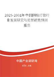 2025-2031年中國(guó)陰極燈管行業(yè)發(fā)展研究與前景趨勢(shì)預(yù)測(cè)報(bào)告