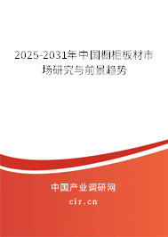 2025-2031年中國(guó)櫥柜板材市場(chǎng)研究與前景趨勢(shì)