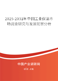 2025-2031年中國(guó)工業(yè)保溫市場(chǎng)調(diào)查研究與發(fā)展前景分析