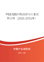 中國(guó)湯圓市場(chǎng)調(diào)研與行業(yè)前景分析（2025-2031年）