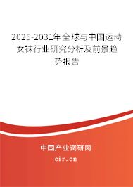 2025-2031年全球與中國(guó)運(yùn)動(dòng)女襪行業(yè)研究分析及前景趨勢(shì)報(bào)告