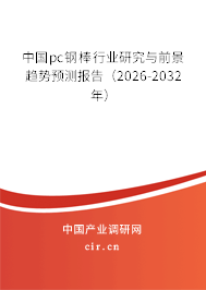 中國pc鋼棒行業(yè)研究與前景趨勢預(yù)測報(bào)告（2025-2031年）