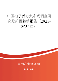中國柏子養(yǎng)心丸市場調(diào)查研究及前景趨勢報告（2025-2031年）