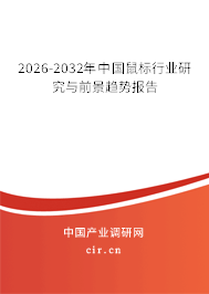 2026-2032年中國(guó)鼠標(biāo)行業(yè)研究與前景趨勢(shì)報(bào)告