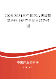 2025-2031年中國芯片級玻璃基板行業(yè)研究與前景趨勢預(yù)測